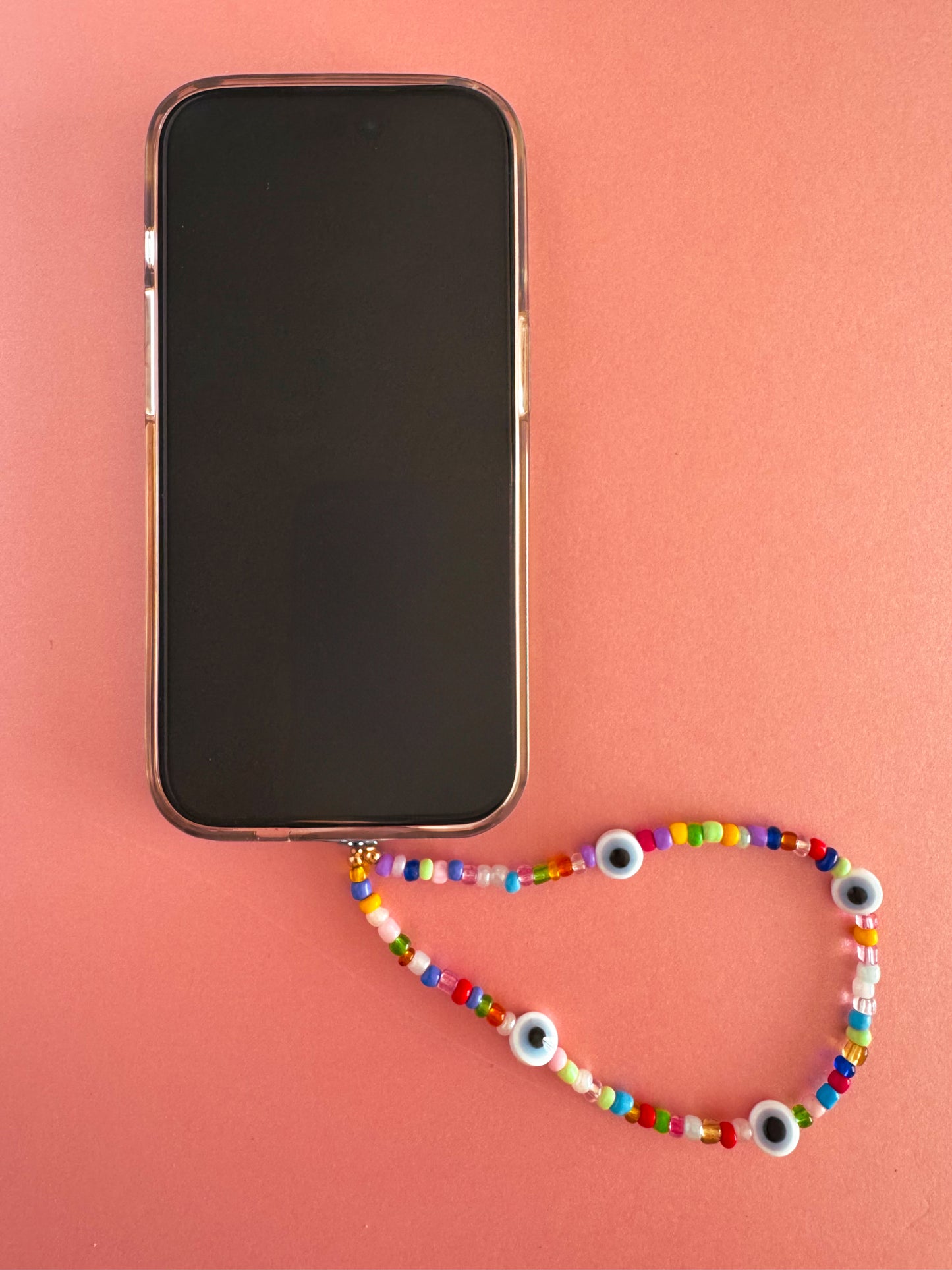 evil eye phone charm strap