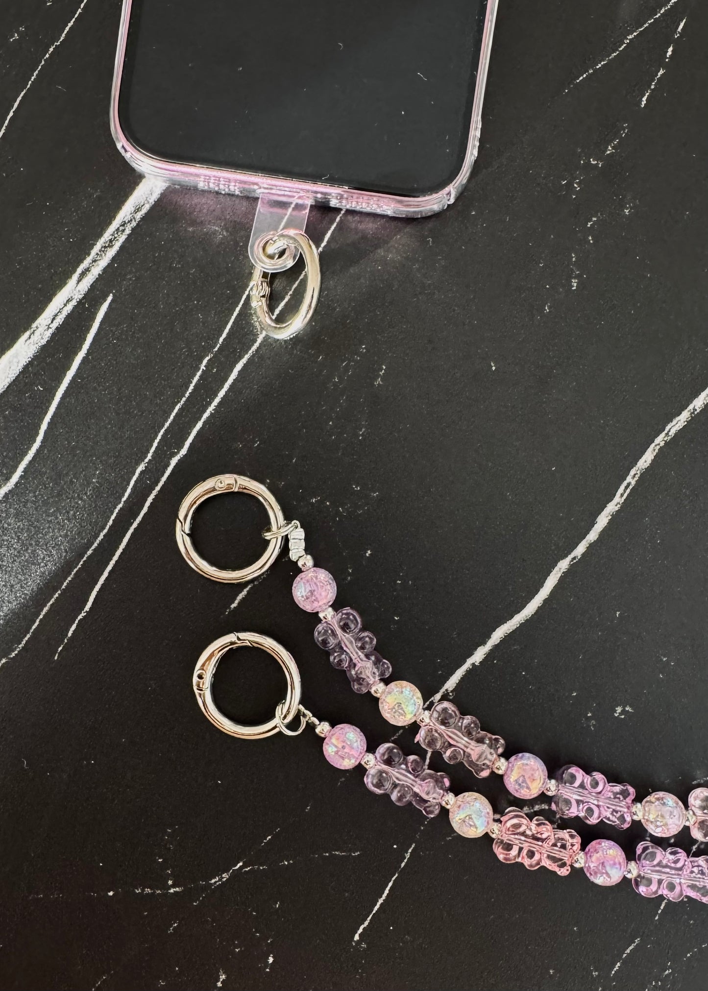 gummy bear crossbody phone chain